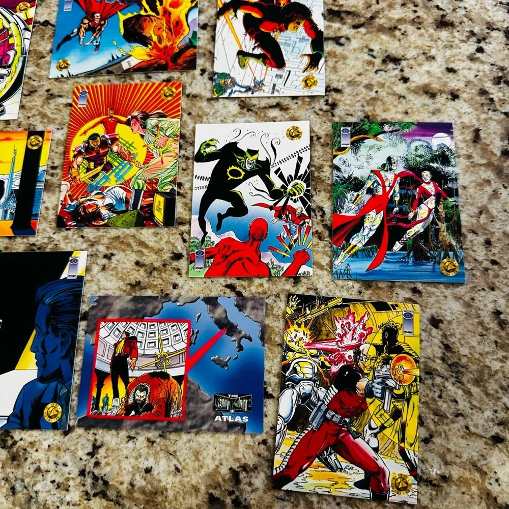 DC Comic Vibrant Vintage Comic Book Trading Cards Collection
